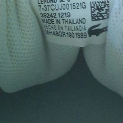 Lacoste sneakers white, like new, size 39