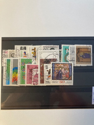 German stamps used, complete series 1979