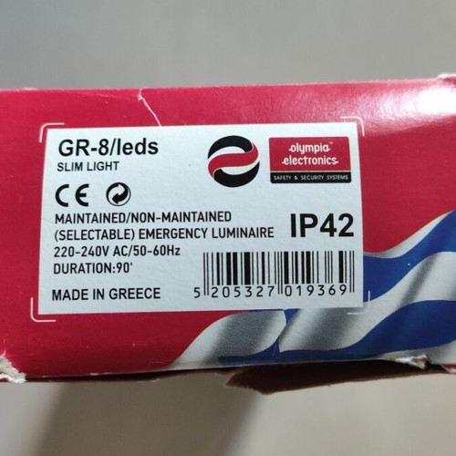 Emergency light GR-8/leds, GR-9/leds new in box