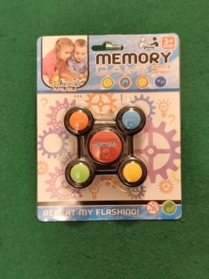Memory Game electronic toy with lights and sounds, 30 levels