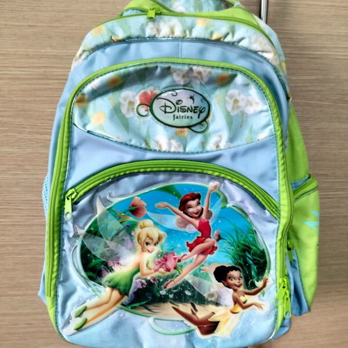 Disney elementary school backpack for girl new with 4 front pockets