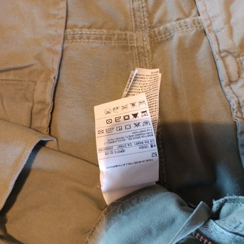 Benetton green pants, size L XL
