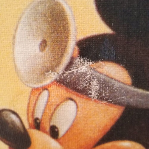Mickey Mouse children's frame used, collectible 30x40