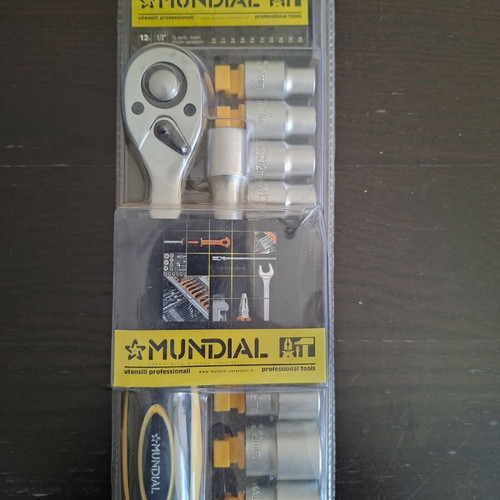 Set 12 Sockets 1/2 with Ratchet new