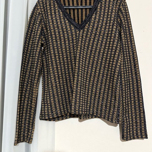 Zara blouse used, brown, size L