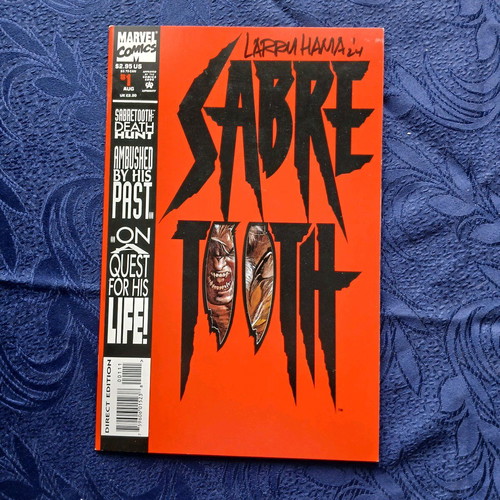 Sabretooth limited series 4 issues used with Larry Hama signature