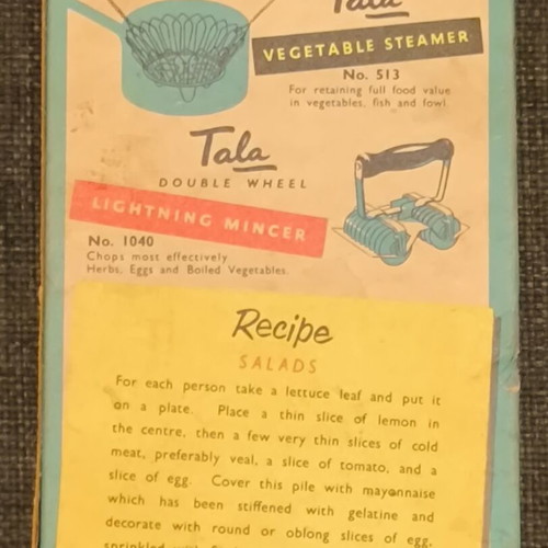 Vintage Tala Kitchen Set used, original boxed 1950s–1960s
