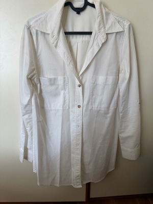 Massimo Dutti shirt women's office new, white size S