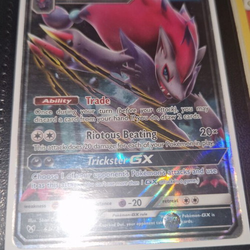 Zoroark GX Pokemon Card like new
