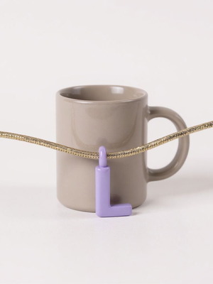 Say my name monogram L purple