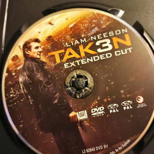 Taken 3 DVD like new with subtitles