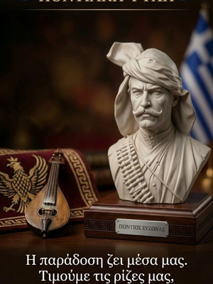 Πόντιος Εύζωνας γλυπτό καινούργιο