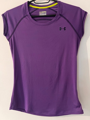 Under Armour sports shirt used, purple, size XS