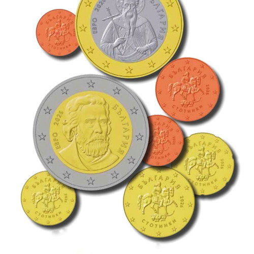 Bulgarian Euro Coin Set New