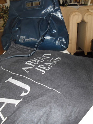 Armani Jeans handbag and shoulder bag new, dark blue