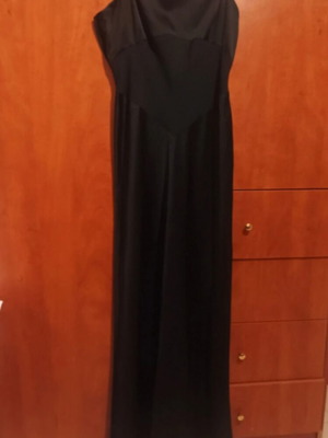 Ferre evening dress crepe satin like new, size L