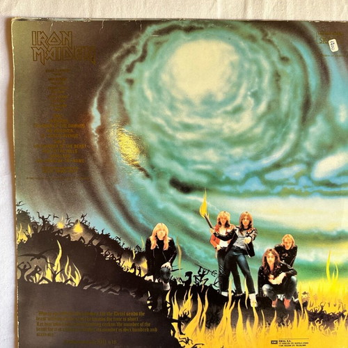 Iron Maiden vinyl record pack of two first Greek pressings