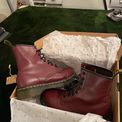 Dr Martens 1460 cherry red boots size 38 new