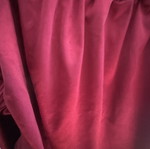 Burgundy thick satin set