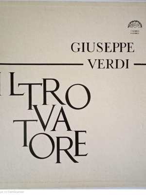 Il Trovatore triple record by G. Verdi used, classical