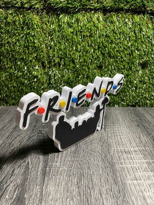 Friends decorative logo 3d print new