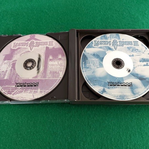 Lands Of Lore III PC used, 4 CDs, box and booklet