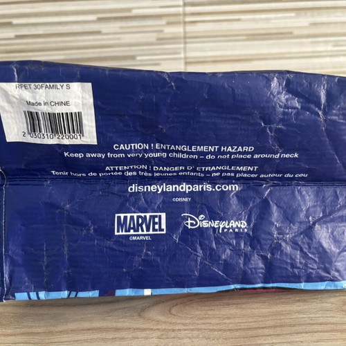 Collectible 30 Years Disneyland bag, recyclable materials