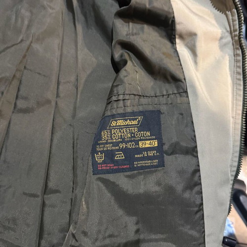 Vintage St. Michael by Marks & Spencer men's jacket used, beige with hood