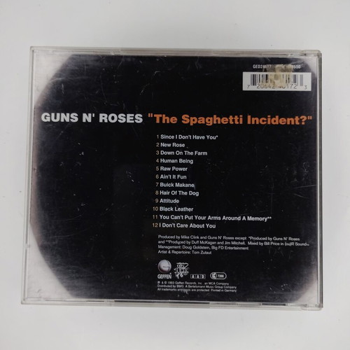 Guns N' Roses The Spaghetti Incident? CD, 1993, rock