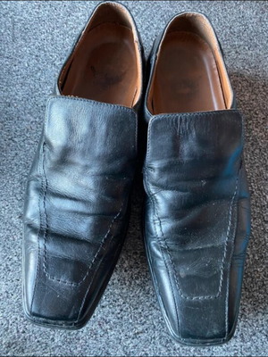 Clarks ανδρικά δερμάτινα σκαρπίνια μεταχειρισμένα, UK 9 EU 43 μαύρα