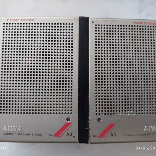 Aiwa Smart Speakers used, battery powered and wired, Japanese made