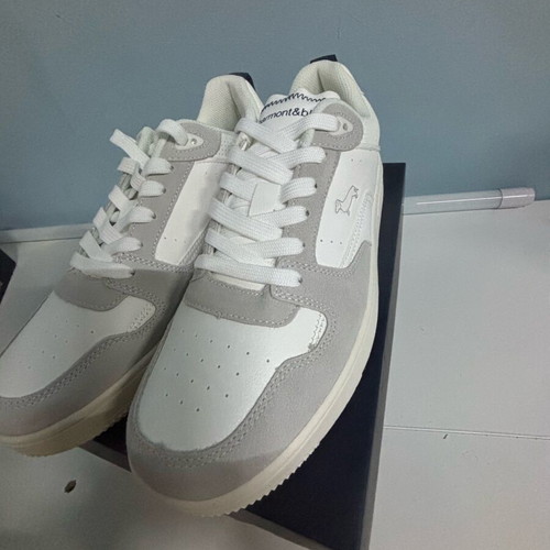 Harmont and Blaine sneakers new, white and gray, sizes 44-45
