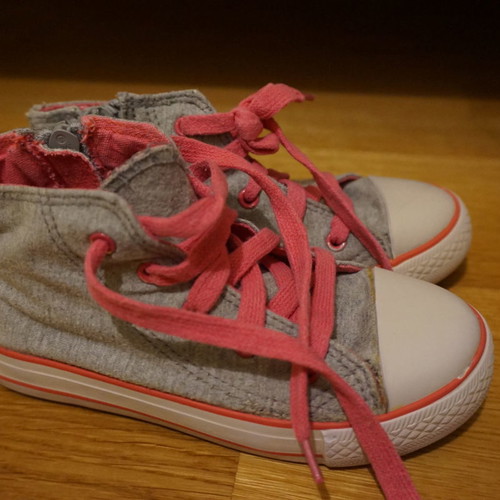Canvas boots like new, size 30, gray