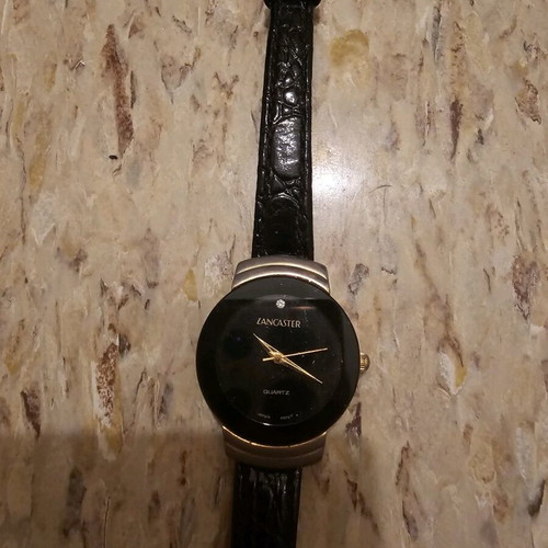 Lancaster vintage women's watch used, black