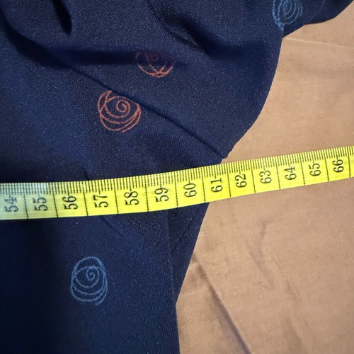 Top blouse with button like new, blue, size XXL