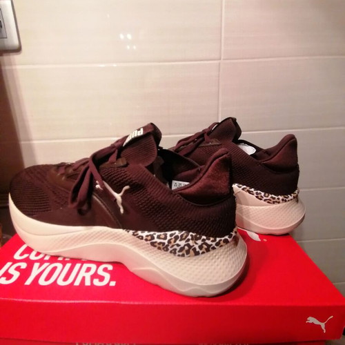 Puma Softride Mayve Animal Wns shoes new in box, brown