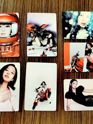 Jennie Blackpink collectible cards like new, pack of 7