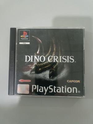 Dino Crisis PS1 game, black label, complete