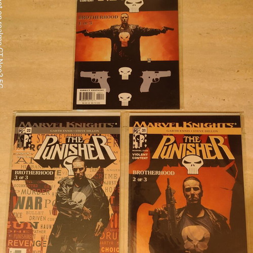 The Punisher #20-22 Marvel Knights comics mint condition