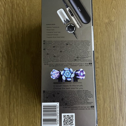 Oral-B iO10 electric toothbrush Lunar Gold new