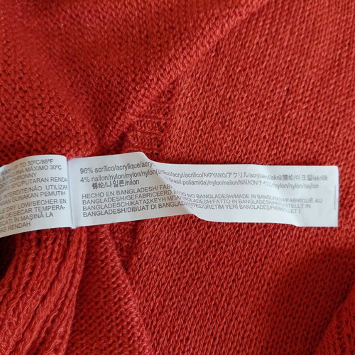 Zara knitted spring sweater for girls 11-12 years new, red