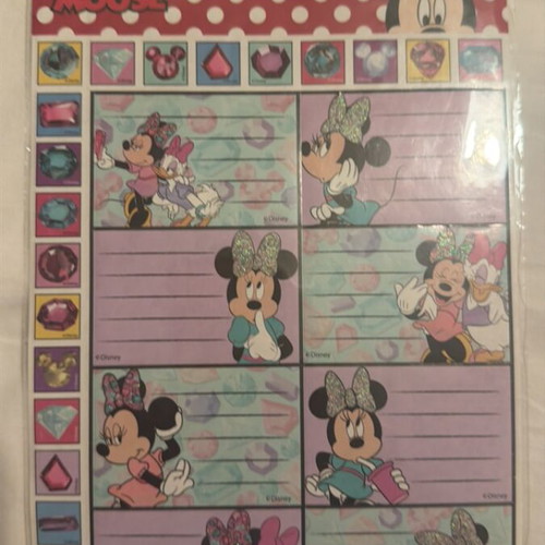 Unicorn pencil case set with Barbie, Minnie, Elsa labels and body tattoo
