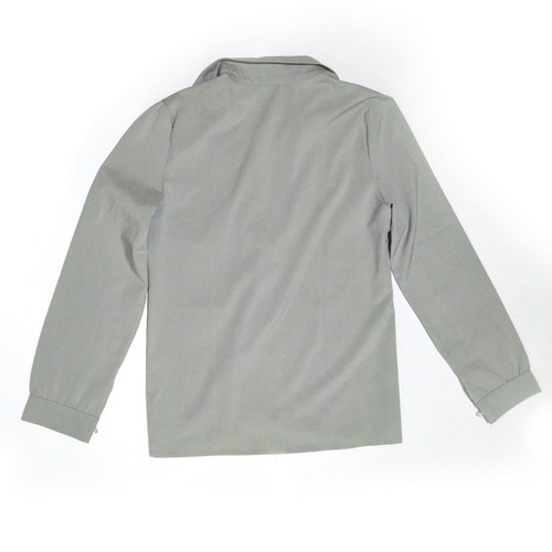 Vintage gray shirt with pearl buttons used, size S