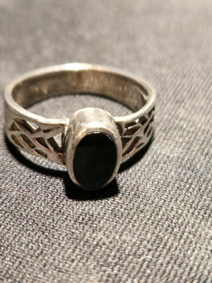 Silver vintage ring used