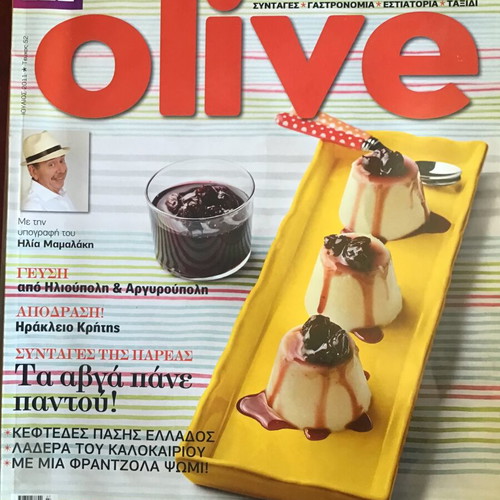 Olive magazines like new, pack of 8 issues