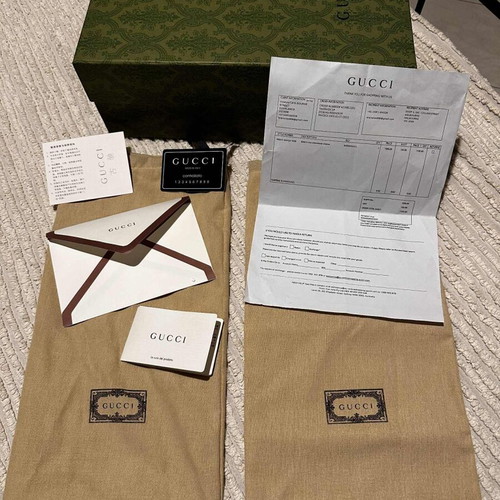 Gucci sneakers used white size 43