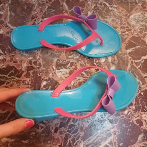 Sea flip flops size 36, plastic, like new