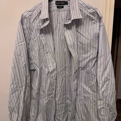 Πουκάμισο Ralph Lauren XL άσπρο και γκρι σαν καινούργιο, αφόρετο