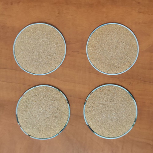 Johnnie Walker vintage coasters set of 4, 1970s collectible