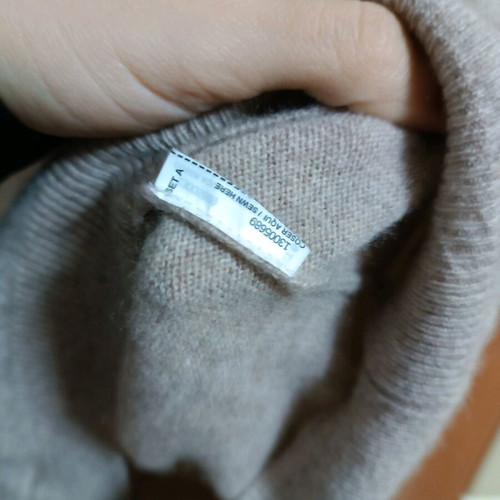 Beige cashmere sweater Mango size S like new